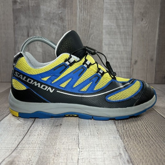 Salomon XA Pro Trail Hiking Running Shoes Blue Yellow Size M5 I W6.5 159817 - Picture 8 of 11